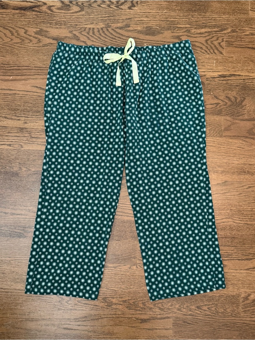 Lands’ End Women’s Pajama Pants Green